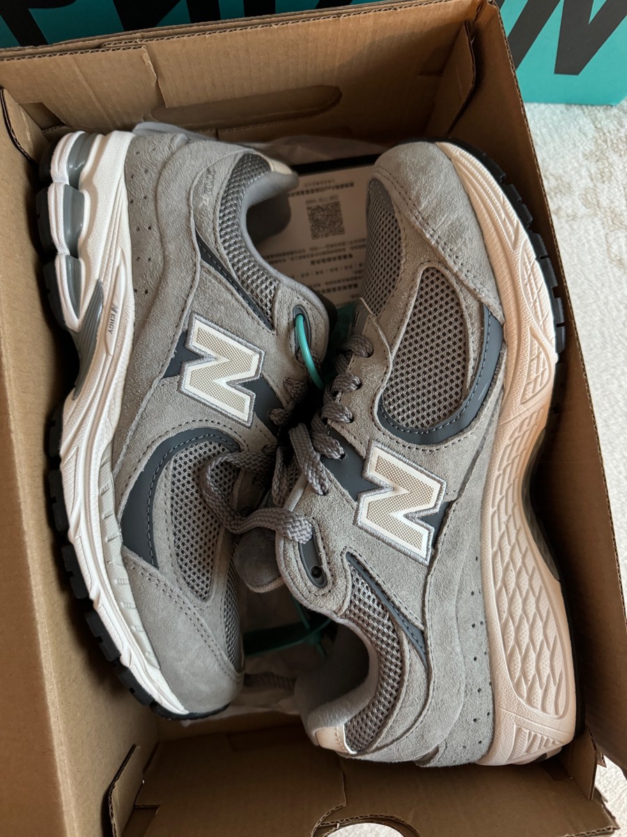 custom review-New Balance NB 2002R Low Топ Повседневные Беговые Кроссовки Унисекс Серый