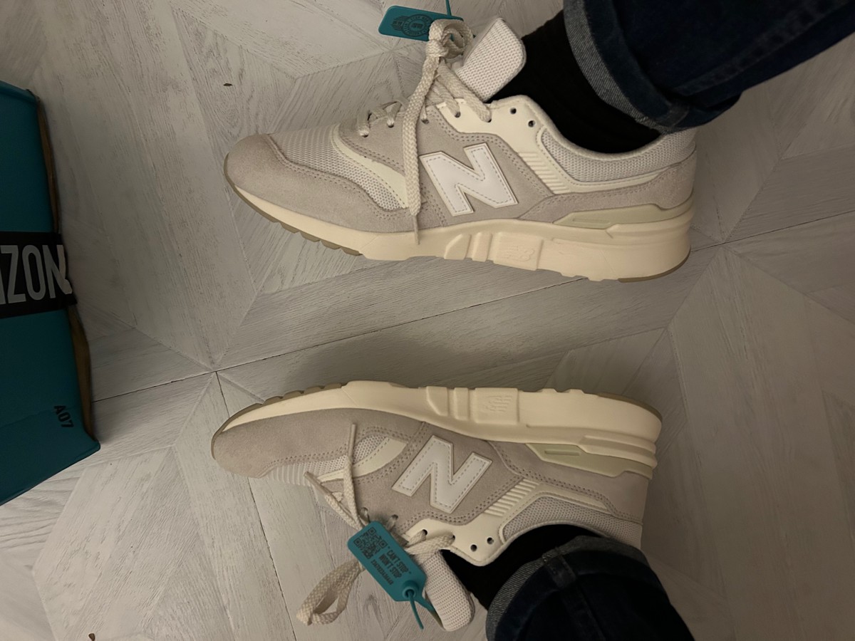 custom review-New Balance NB 997H Классический Пачка Устойчивый к истиранию Низкий Топ Casual Унисекс Серый Белый