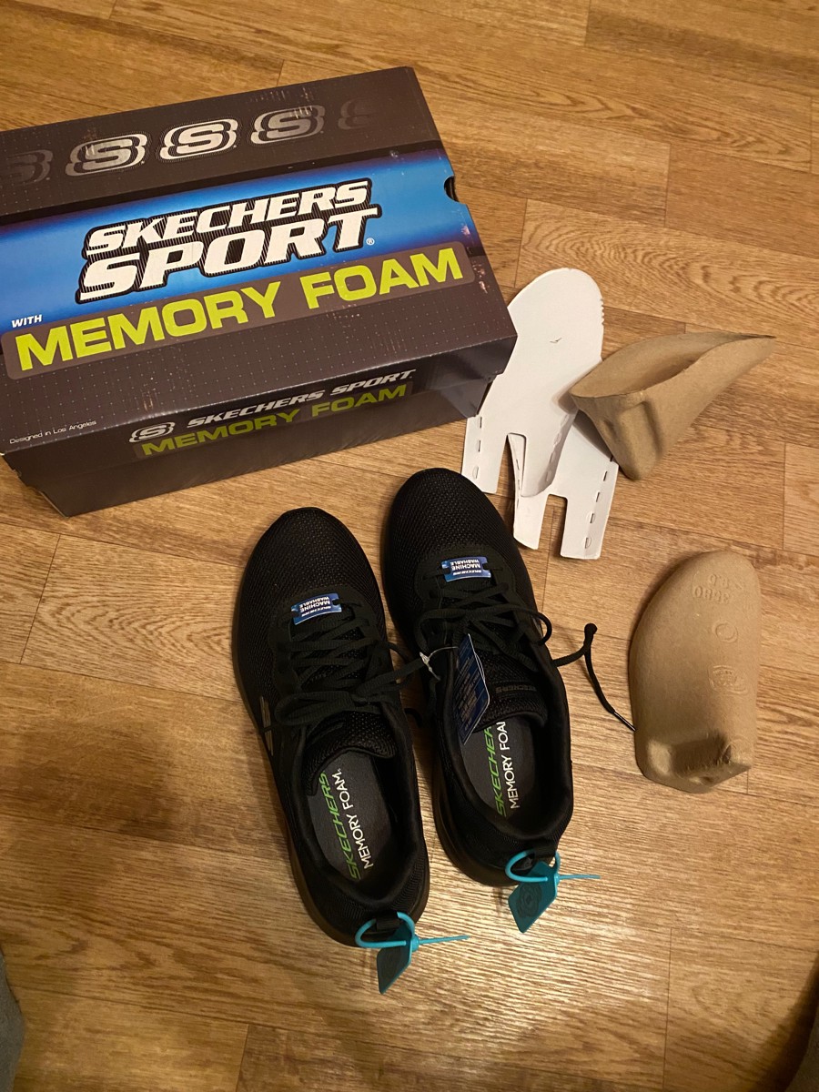 custom review-Skechers Dynamight 2,0 Low Топ Беговые кроссовки Мужской Черный