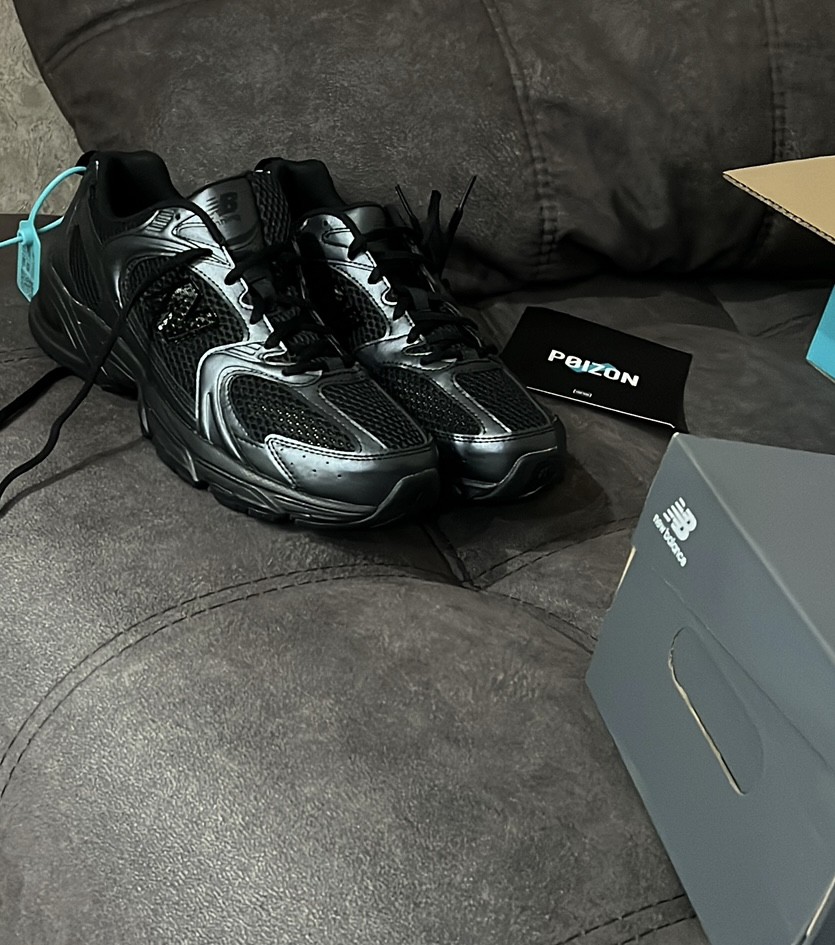 custom review-New Balance NB 530 Амортизация Износостойкий Низкий Топ Беговые кроссовки Мужской Черный