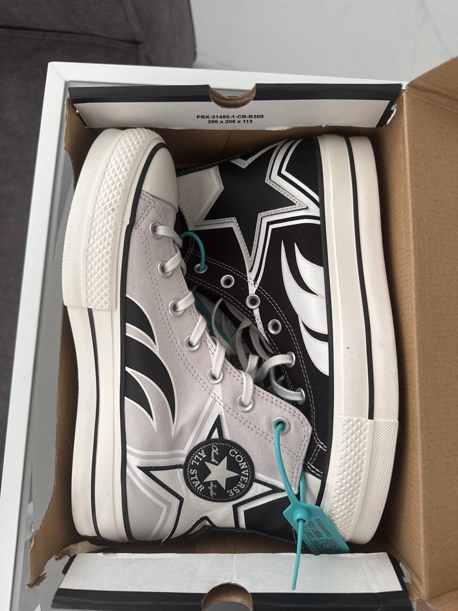 custom review-Converse Chuck Taylor All Star Амортизация Высокие Кеды Женские Белые Черные