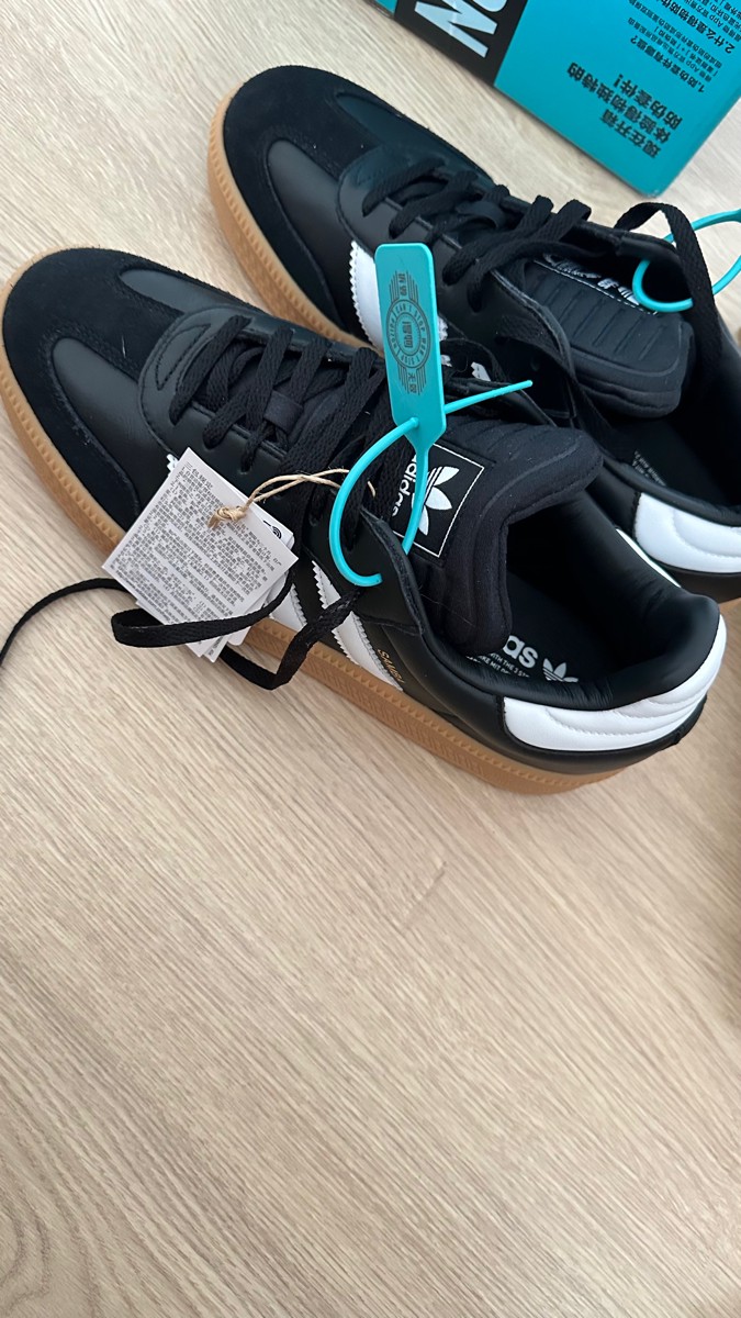 custom review-Adidas Samba XLG Low Топ Скейтборд Кроссовки Унисекс Черный Белый