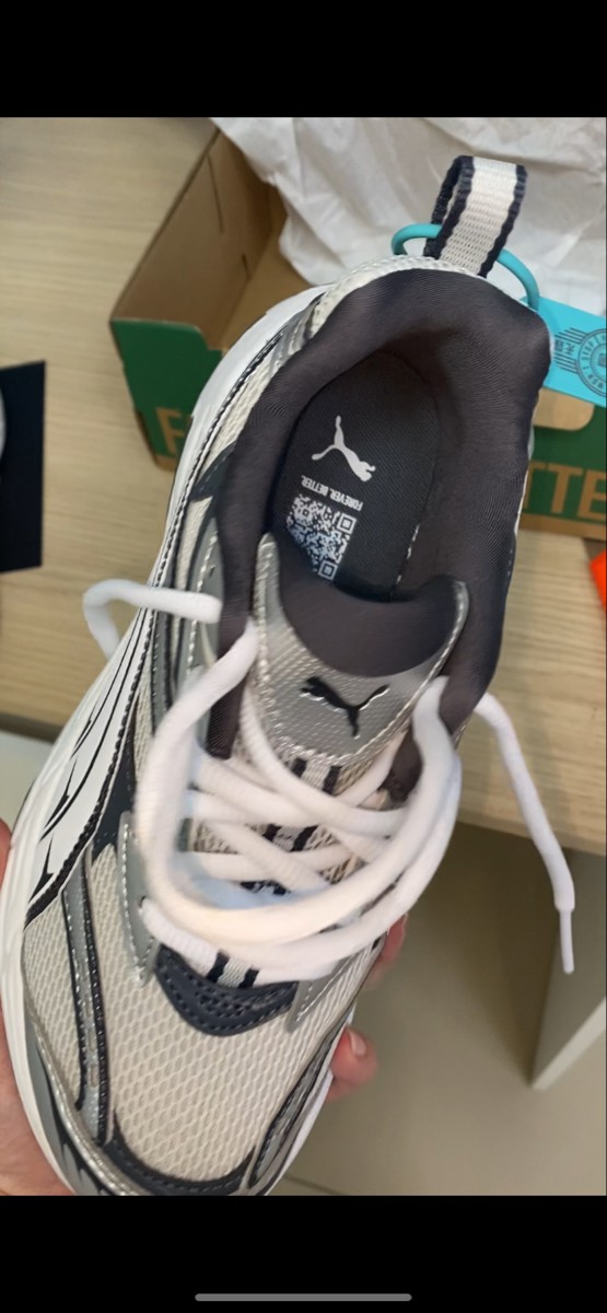 custom review-PUMA Morphic Дышащий Низкий Топ Кроссовки с Толстой Подошвой Унисекс Серый Белый Черный