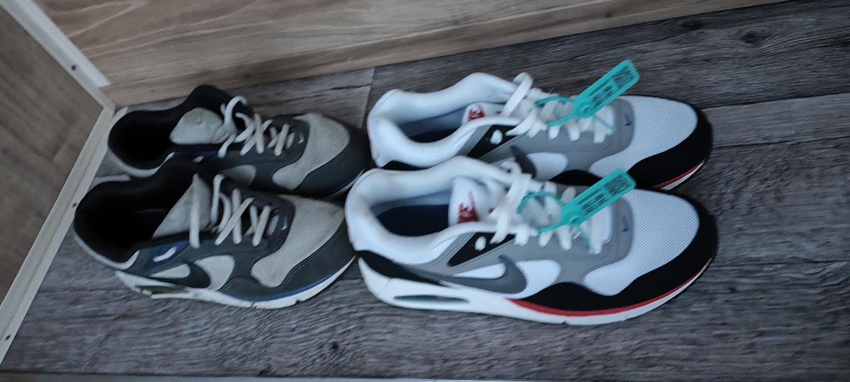 custom review-Nike Air Max Correlate Low Топ Кэжуал Мужской Белый Серый Красный