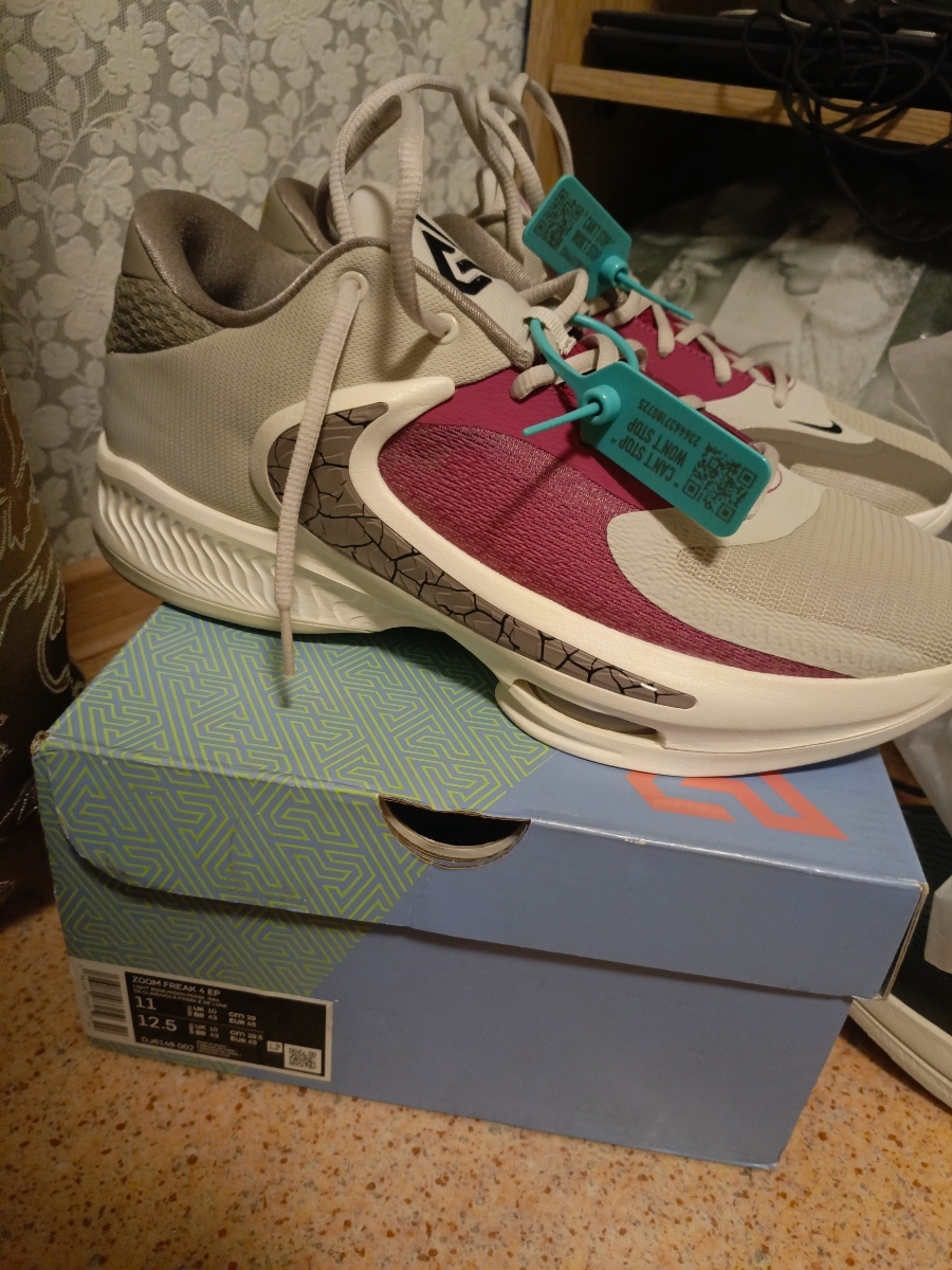 custom review-Nike Freak 4 Low Топ Баскетбольные кроссовки Мужской Серый