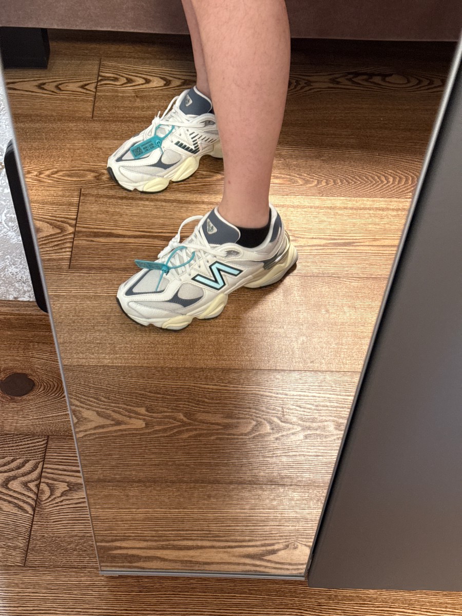 custom review-New Balance NB 9060 Устойчивый к истиранию Дышащий Низ Резистентный Низкий Топ Повседневный Городской Коммутирующий Беговые кроссовки Унисекс Экрю