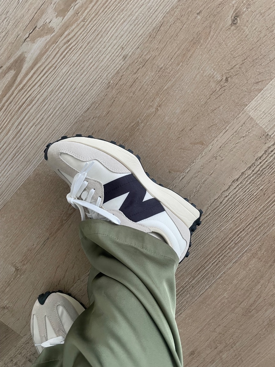 custom review-New Balance NB 327 Устойчивый к истиранию Низкий Топ Повседневная Городская Коммутерская Беговая Обувь Мужская Серый Черный Белый