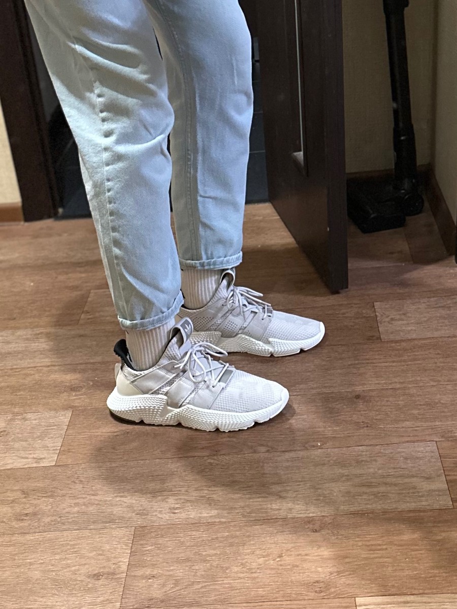 custom review-Adidas Originals PROPHERE Slip-resistant Abrasion-resistant Lightweight Low Top Casual Shoes Unisex Gray Black Adidas Originals PROPHERE Противоскользящий Устойчивый к истиранию Легкий Низкий Топ Повседневная Обувь Унисекс Серый Черный