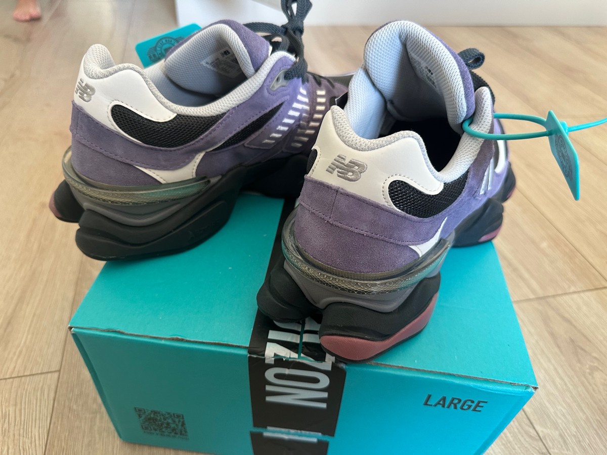 custom review-New Balance NB 9060 Амортизаторы Slip-resistant устойчивые к истиранию легкие низкий топ повседневный унисекс фиолетовый