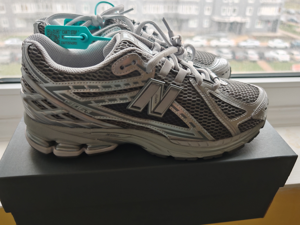 custom review-New Balance NB 1906R Амортизация Дышащий Поддерживающий Низкий Топ Беговые кроссовки Унисекс Серебристо-серый