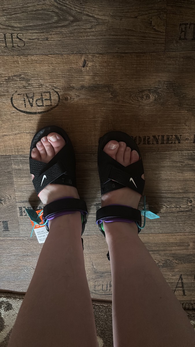 custom review-Nike ACG Deschutz Betrue Пляжные сандалии Унисекс Черный