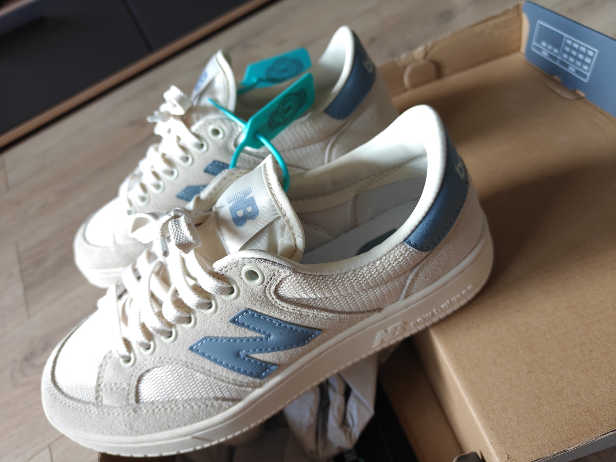 custom review-New Balance NB Procts Low Топ Скейтборд Кроссовки Унисекс Серый Синий