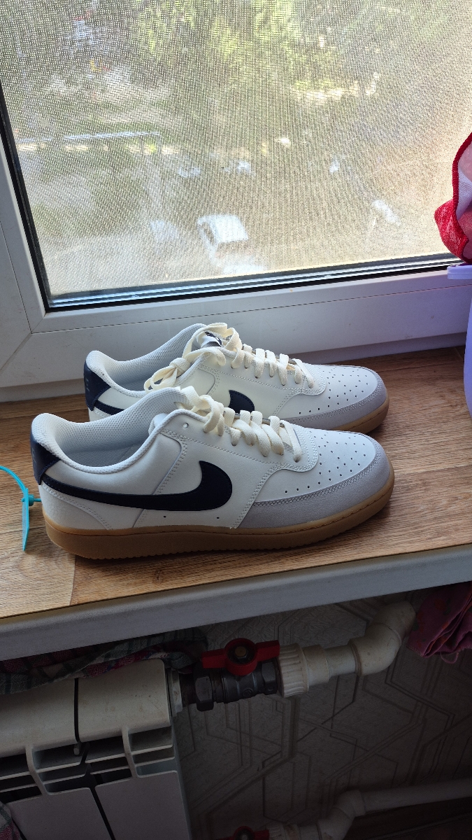 custom review-Nike Court Vision 1 Low Топ Скейтборд Кроссовки Мужские Белые