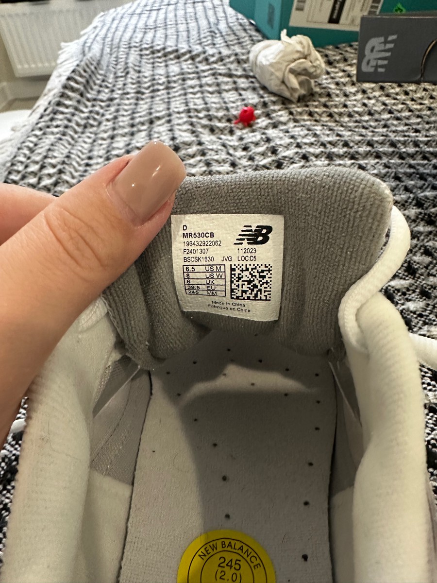 custom review-New Balance NB 530 Амортизация Низкий Топ Беговые Кроссовки Унисекс Серый