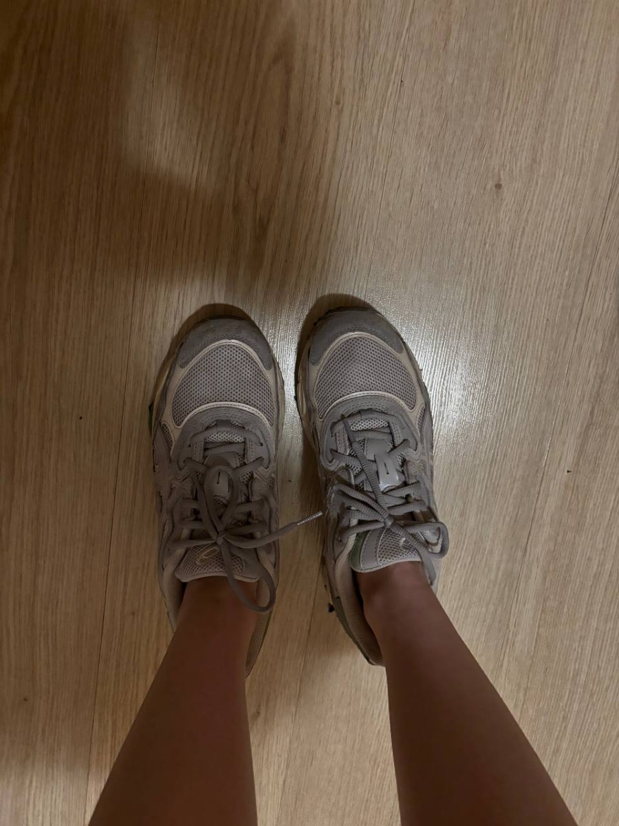 custom review-Asics Gel NYC Low Топ Повседневный Мужской Серый Зеленый