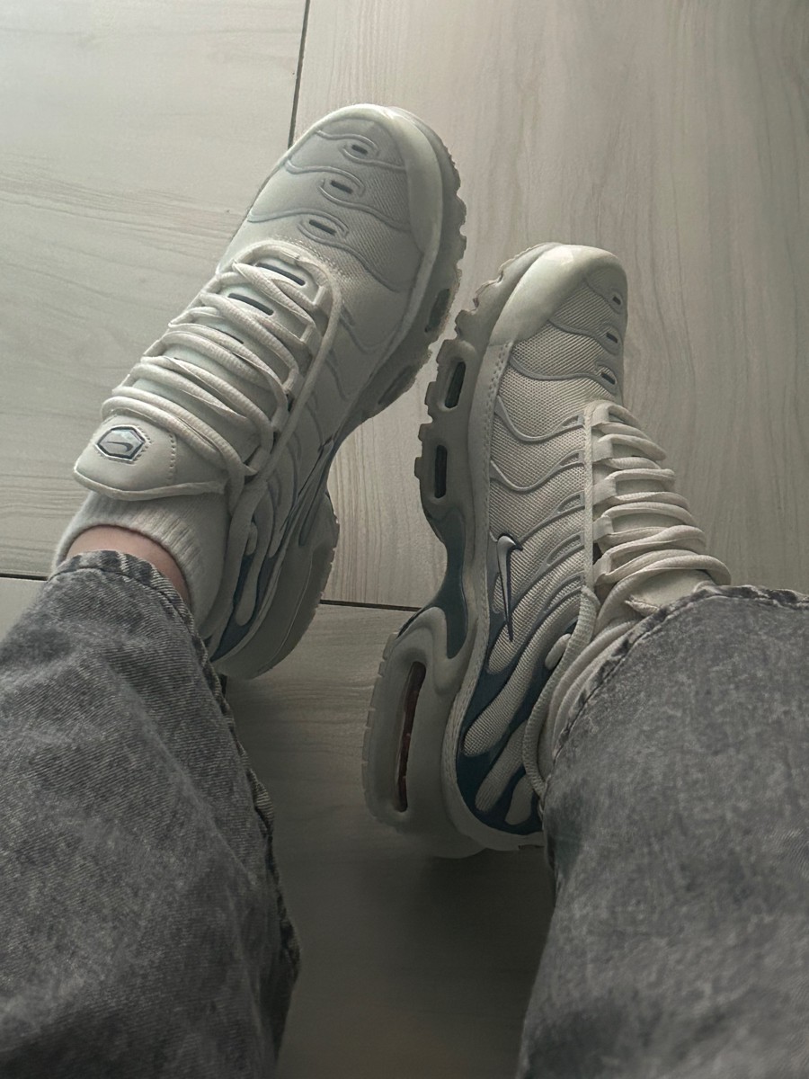 custom review-Nike Air Max Plus Устойчивый к истиранию Низкий Топ Casual Женские Белый Фиолетовый