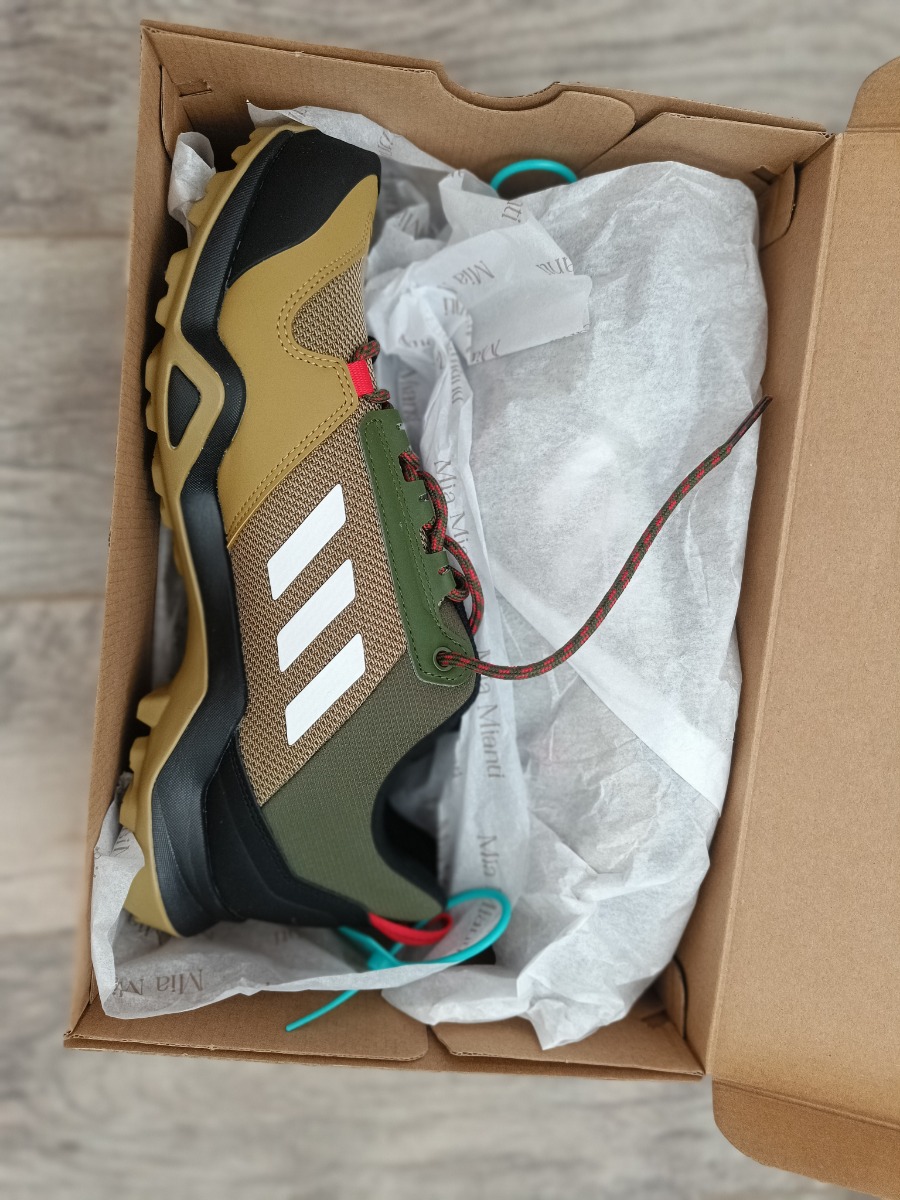 custom review-adidas Terrex AX3 Амортизация Устойчивость к истиранию Дышащий Верх Низкий Топ Уличная Обувь Мужская Коричневый Зеленый