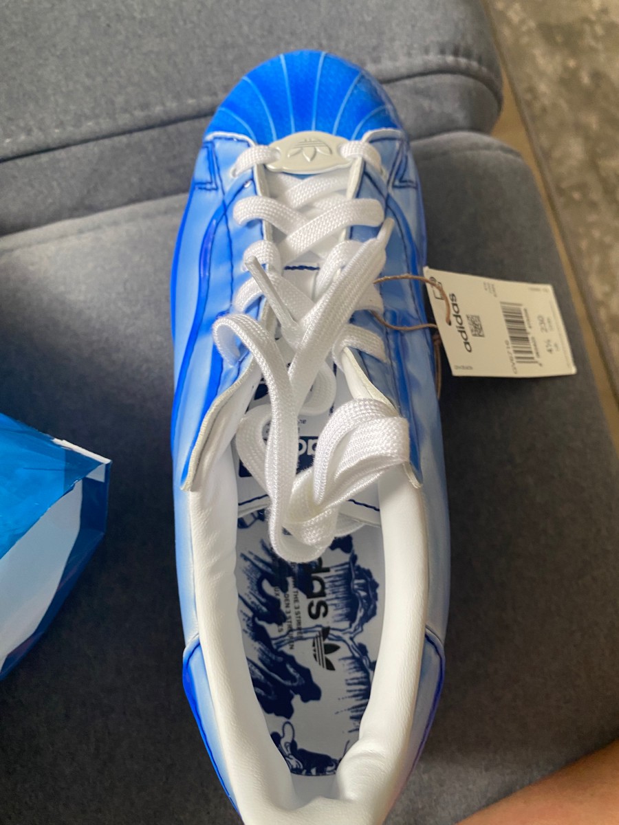 custom review-Adidas Originals SUPERSTAR Low Топ Скейтборд Кроссовки Унисекс Синий