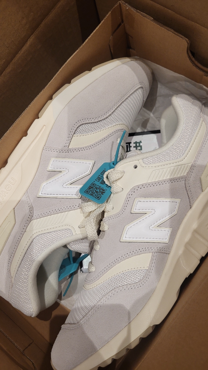 custom review-New Balance NB 997H Классический Пачка Устойчивый к истиранию Низкий Топ Casual Унисекс Серый Белый