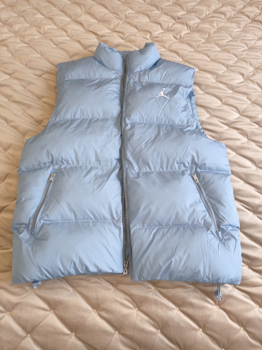 custom review-Джордан Синий Серый Мужские Жилеты