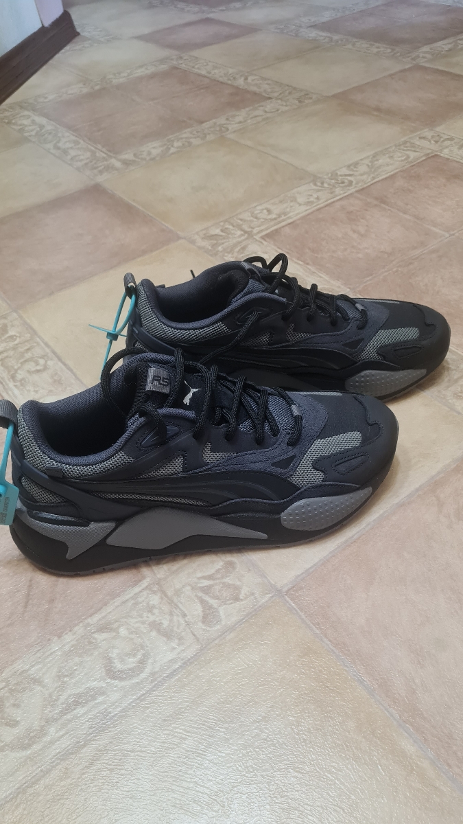 custom review-PUMA RS X Дышащий Низкий Топ Кроссовки с Толстой Подошвой Унисекс Черные