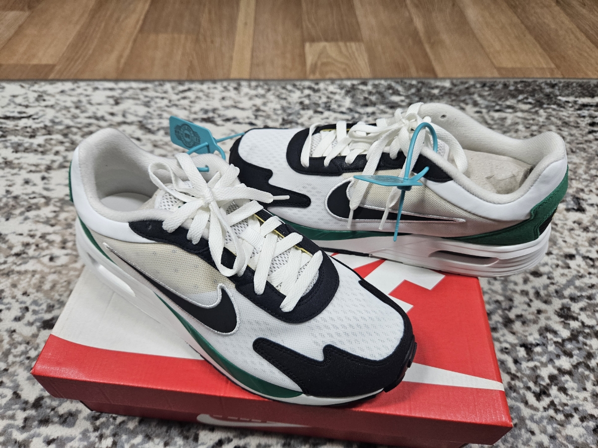 custom review-Nike Air Max Solo Low Топ Повседневная обувь Мужская Белый Зеленый Черный