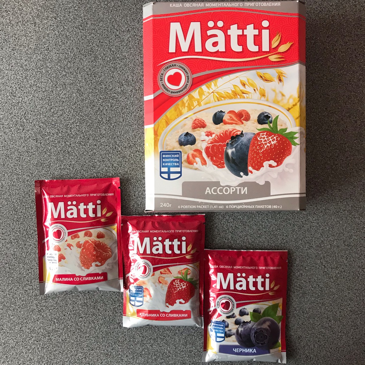 Каша matti черника