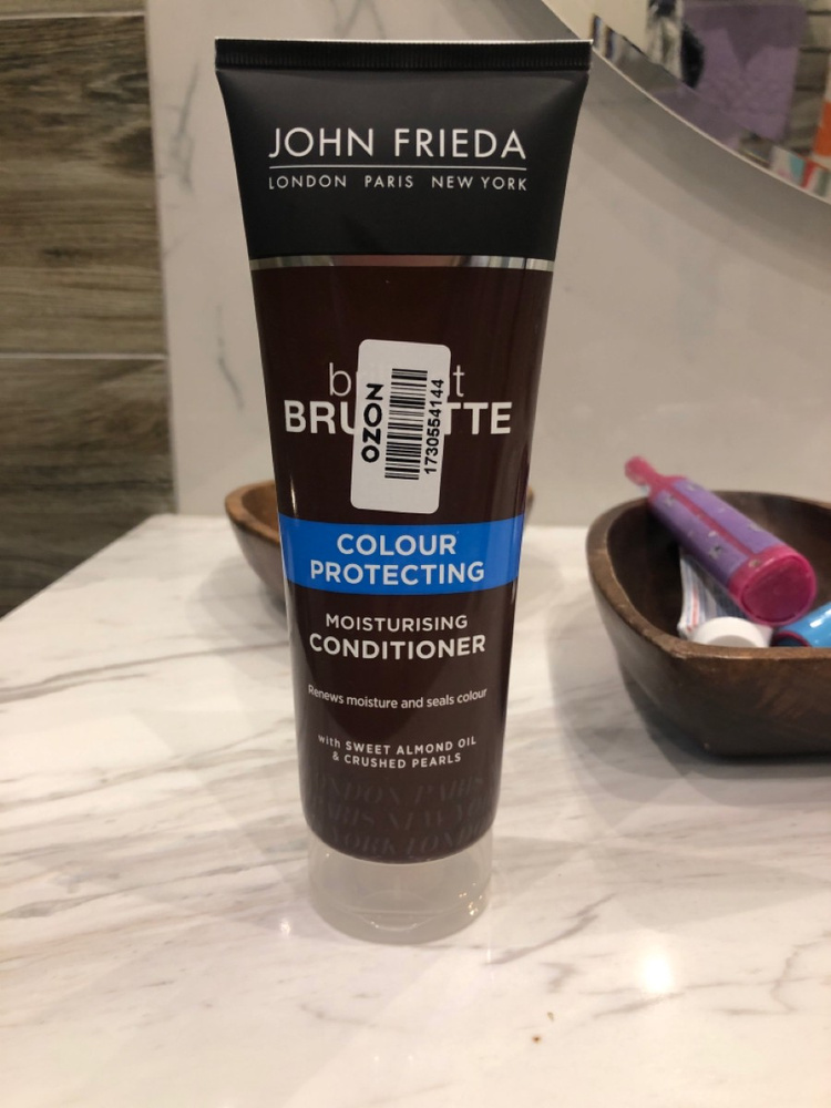 John frieda кондиционер для кристального сияния темных волос