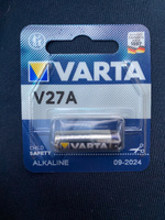 Varta Батарейка 8LR732 (A27, GP27A, MN27, L828, V27A, A27BP, G27A), Щелочной тип, 12 В, 1 шт #17, Albert B.