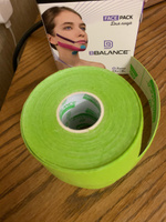 Кинезиотейп BBalance Tape (BBtape) Face Pack хлопок 2,5см Х 5 м, светло-зеленый #6, Мария Р.