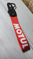 Брелок тканевый для ключей, на портфель с логотипом MOTUL #3, Анжелика К.