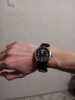 Ремешок для часов кожаный, сплошной, в стиле НАТО, 20мм #8, Дмитрий Ф.
