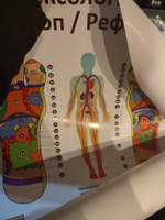 Плакат Рефлексологический массаж стоп.  Для кабинета педикюра и подолога  в формате А1 (84 х 60 см) #6, Ева Б.