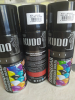 Краска универсальная KUDO "Extra Gloss Finish", акриловая, чёрная, RAL 9005, высокоглянцевая, аэрозоль, 520 мл. #39, Екатерина Ш.