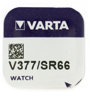 Varta Батарейка 376, 377 (SR66, SR626), Серебряно-цинковый тип, 1,55 В, 1 шт #18, Денис Ф.