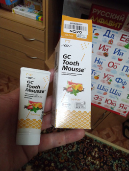 Зубной гель GC Tooth Mousse (Тусс Мусс) для восстановления эмали, дыня ...