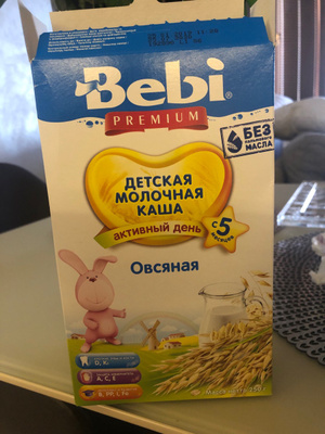 Bebi premium каша молочная овсяная