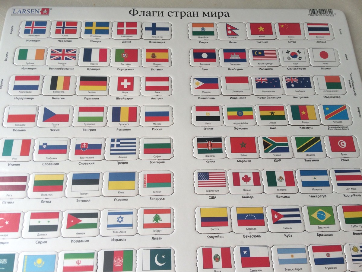Фото флаги и их названия