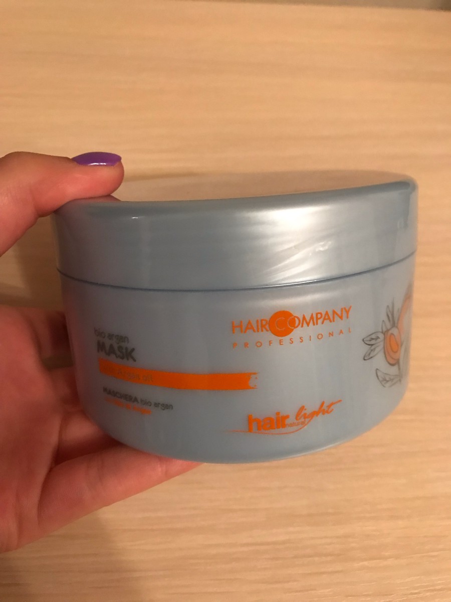 Волос производитель. Hair Light Bio Argan Mask 500ml маска с био маслом арганы.