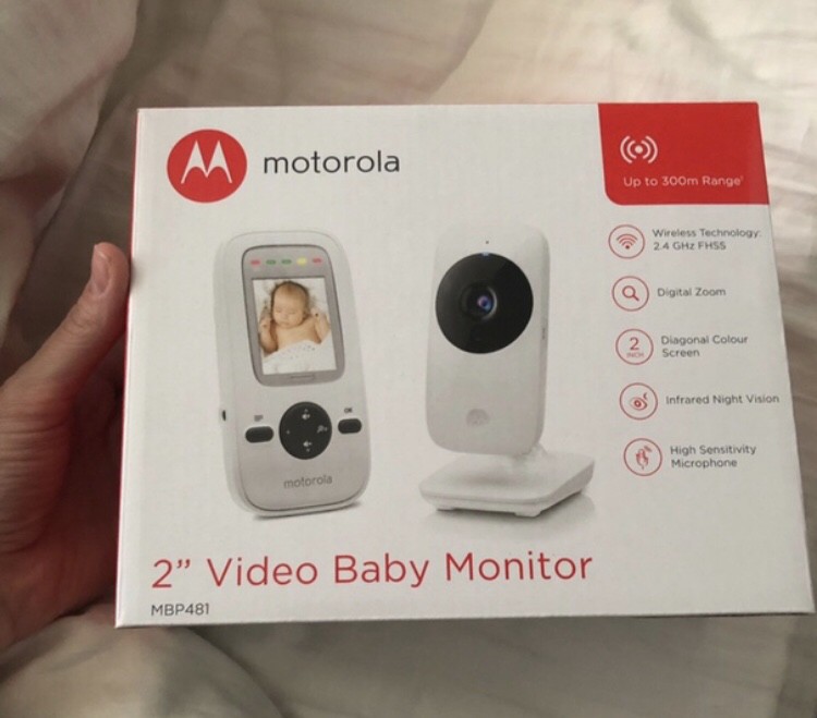 motorola 2 video baby monitor mbp481