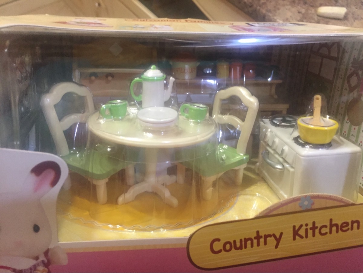 Sylvanian families кухня в коттедже