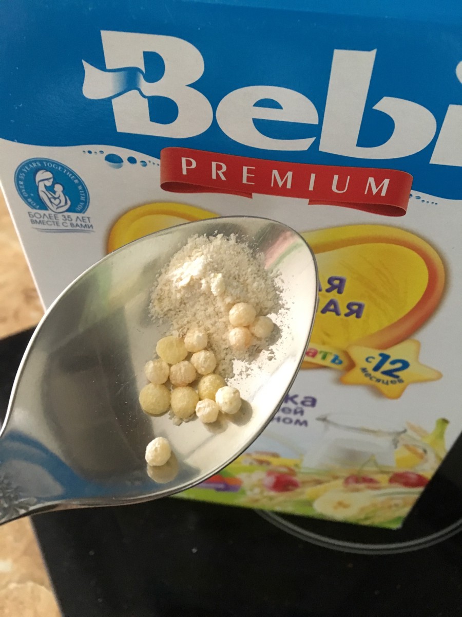 Каша 4 злака с вишней и бананом bebi premium