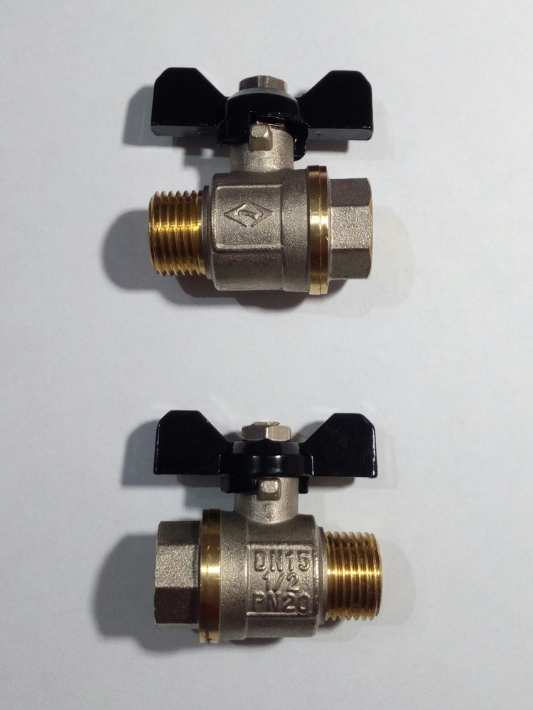 Шаровый вентиль HANSBERG HB-240L 1/2 гайка-штуцер, \"бабочка\" - купить ...