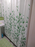 Штора для ванной комнаты и душа текстильная водоотталкивающая 180х200 см полиэстер / штора тканевая в ванну #79, Назарова Мария