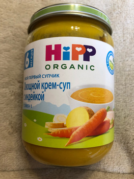 Пюре hipp мой первый супчик