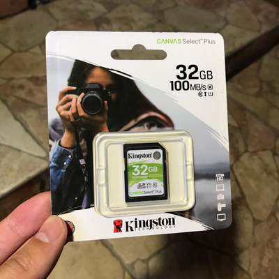 Карта памяти microsd kingston 32gb canvas select plus