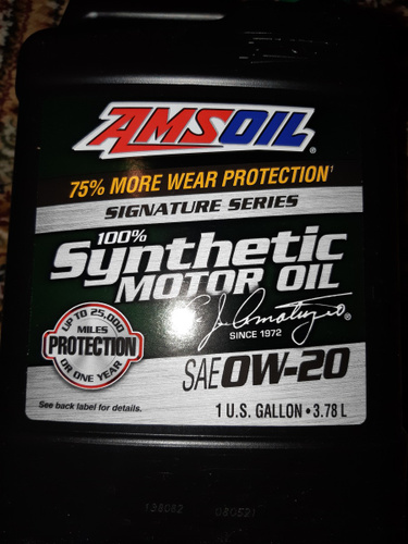 Amsoil signature series 100. Amsoil signature series synthetic motor oil sae 5w-30.