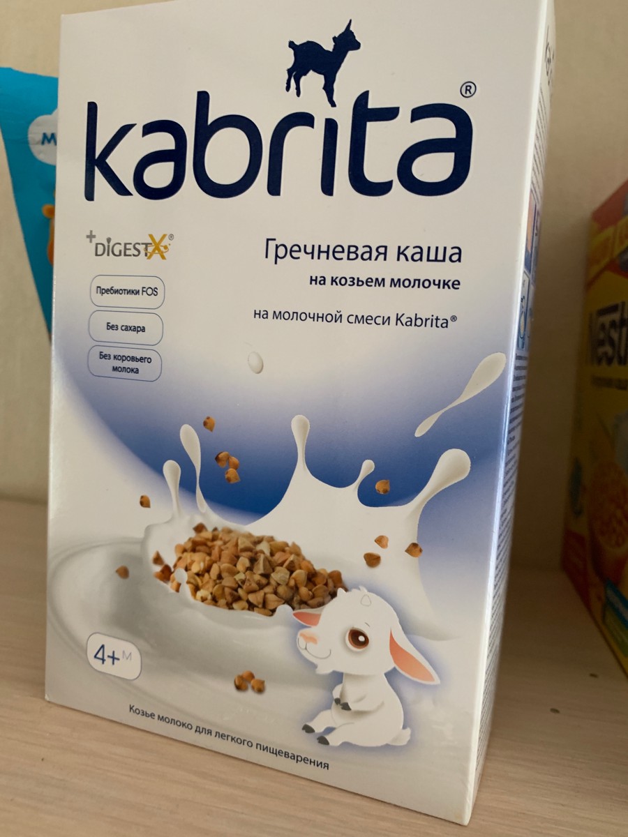 Каша kabrita на козьем молоке гречневая с 4 мес 180