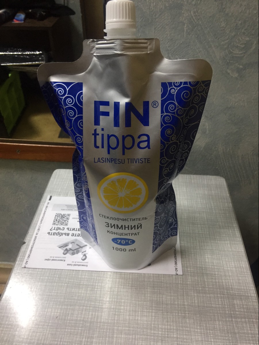 Стеклоочиститель fin Tippa концентрат -70 c 1 л. Fin Tippa концентрат -70с 1л. Стеклоомыватель fin Tippa -20 состав.