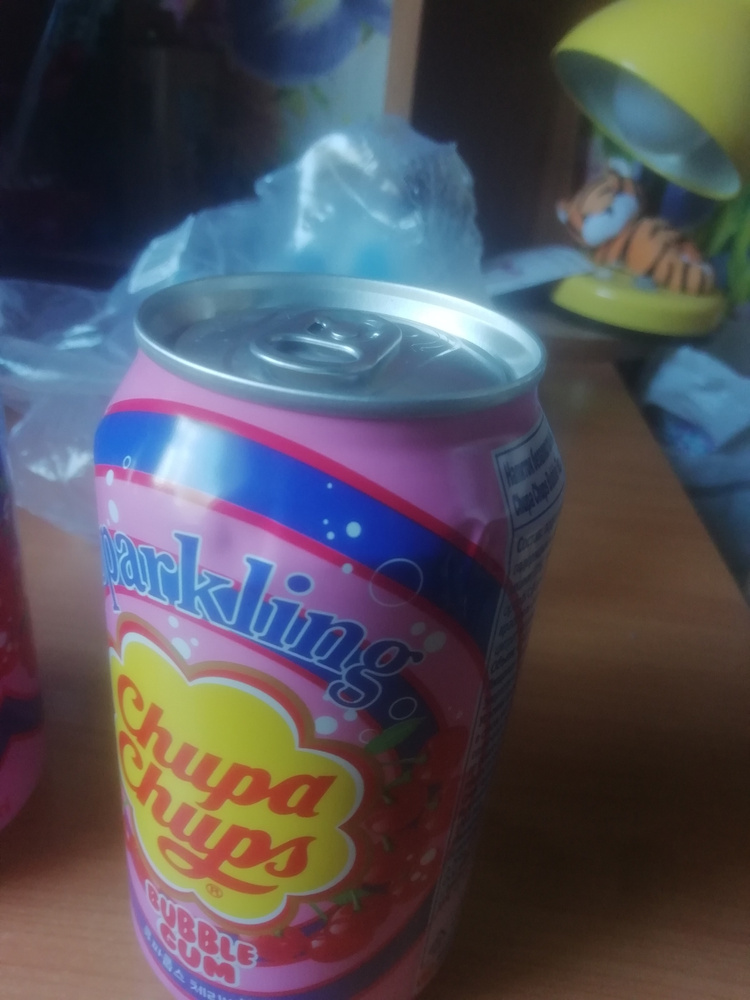 Газированный напиток Chupa Chups Sparkling Strawberry & Cream / Чупа ...